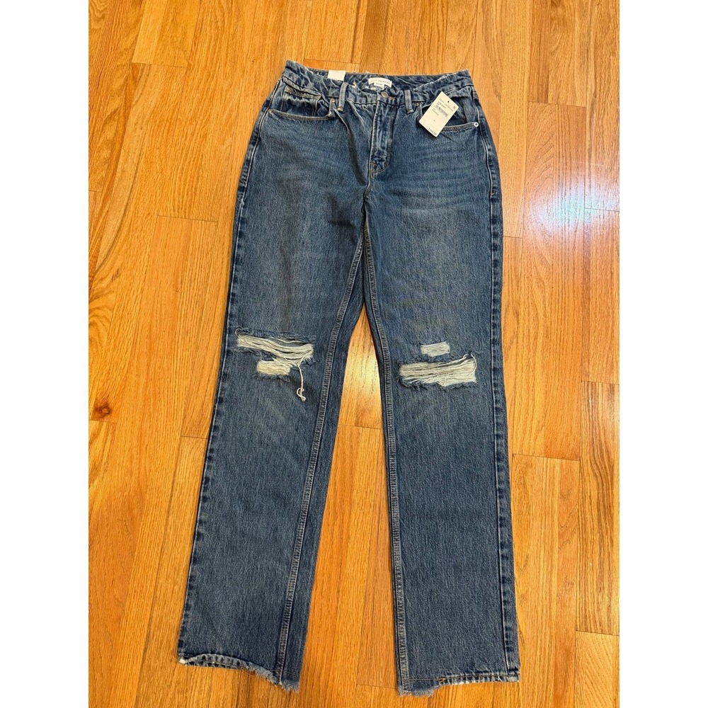 184. NWT Good American distressed raw hem jeans Good 90's